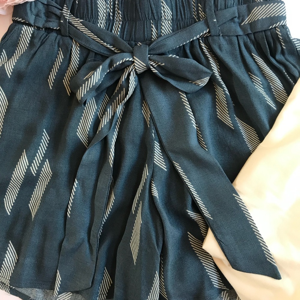 Tie Front Shorts